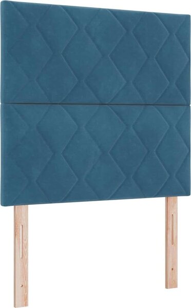 Testiera Blu Scuro 100 cm Velluto