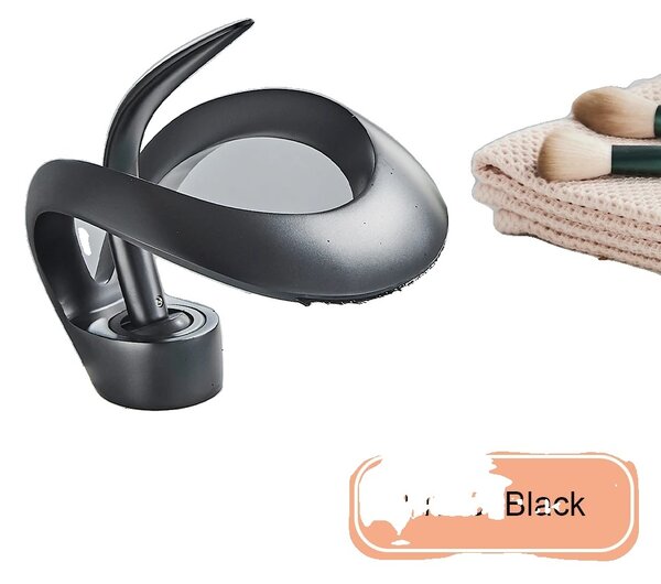 Rubinetto per lavabo, stile contemporaneo, struttura in ottone resistente, nero opaco
