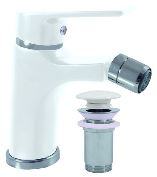 Slezák-RAV Slezák Rav Miscelatore per bidet bianco/cromo CO145KBC Colore: bianco/cromo, Dimensione: 1/2''