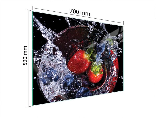 Piastra Di Protezione In Vetrina Per Levi 70X52 Fragola