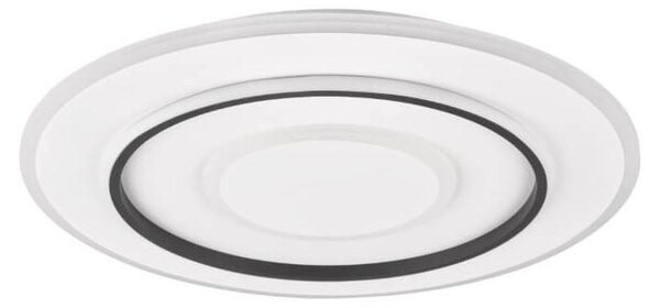Plafoniera piatta JORA con telecomando, Ø 60 cm