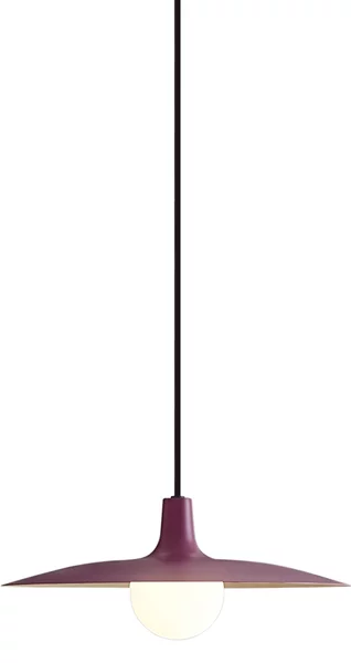 Lampada a sospensione retrò viola per sistema a binario monofase - Slimline Panzi