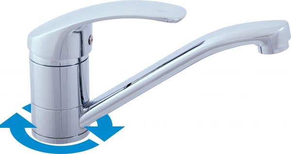 Slezák-RAV Miscelatore per lavabo Slezák RAV Mississippi MS015 Colore: cromo, Dimensione: 1/2''