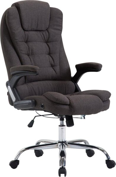 Sedia da ufficio XL - Sedia da ufficio ergonomica - Massimo comfort e sostegno | Colore: grigio scuro