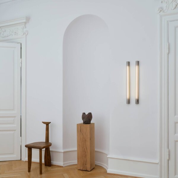 GEJST Applique da parete di design Radent, Alluminio / Grigio / Zincato, Soggiorno / Sala da pranzo, Metallo, Applique