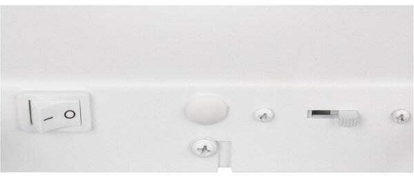 Trio Lighting Applique da parete Arola, dimmerabile, Bianco / Opale, Soggiorno / Sala da pranzo, Metallo, Moderno, Applique