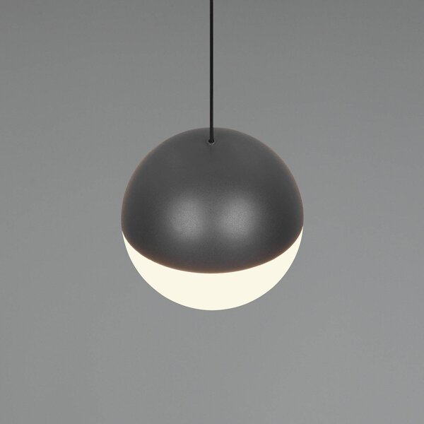 Reality Leuchten Lampada a sospensione Senta, Nero, Soggiorno / Sala da pranzo, Plastica, Moderno, Lampada a sospensione