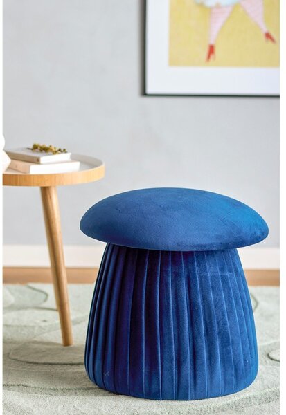 Sgabello blu scuro Roberta - Bloomingville