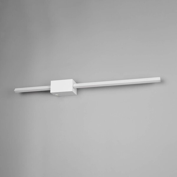 Trio Lighting Applique da parete Cassino, dimmerabile, Bianco / Opale, Soggiorno / Sala da pranzo, Metallo, Moderno, Applique