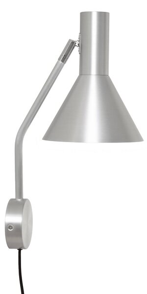 FRANDSEN Applique da parete Lyss, Alluminio / Grigio / Zincato, Soggiorno / Sala da pranzo, Alluminio, Design, Applique
