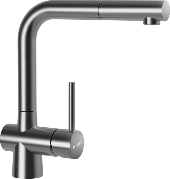 Schock Laios rubinetto da cucina in acciaio inox con doccia 517120EDM