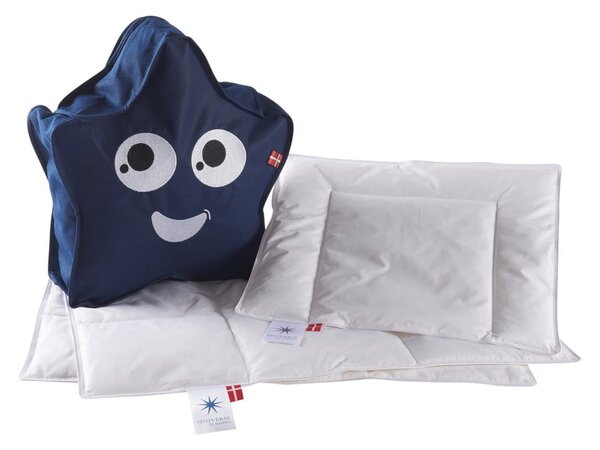 Cuscino con imbottitura in piume 40x45 cm Capella Baby – Universe of Sleeping