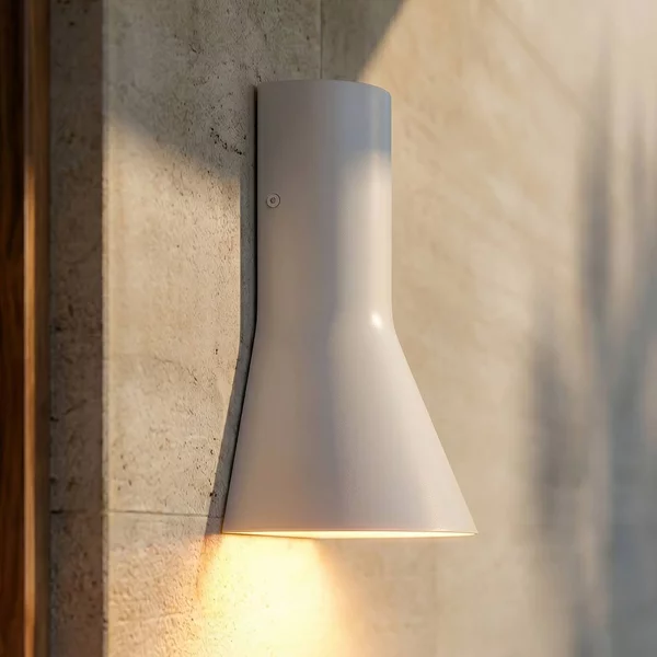 Applique da esterni a LED Zephy Lucande, Alluminio / Grigio / Zincato, Alluminio, Moderno, Applique LED da esterni