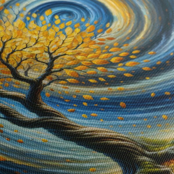 Quadro su tela – Albero della vita nel cielo vorticoso