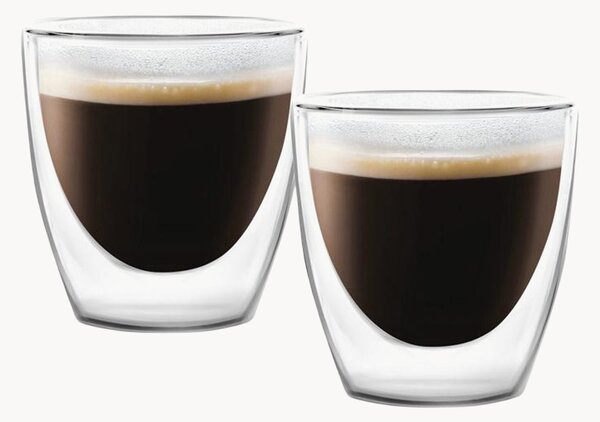 Set di 2 tazzine da caffè a doppia parete Amo