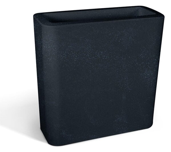 Vaso Porta vaso, h70 Modello BLOG Dimensioni 70x30xh70 cm ideale x l'esterno si pu� piantumare direttamente al suo interno dotato di foro di scolo colore Grafite
