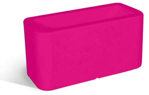 Vaso, in polietilene Modello BLOG Dimensioni 35x70xh35 cm ideale x l'esterno si pu� piantumare direttamente al suo interno dotato di foro di scolo colore VIOLA