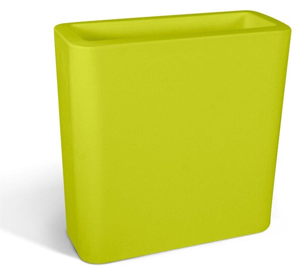 Vaso Porta vaso, h70 Modello BLOG Dimensioni 70x30xh70 cm ideale x l'esterno si pu� piantumare direttamente al suo interno dotato di foro di scolo colore kiwi