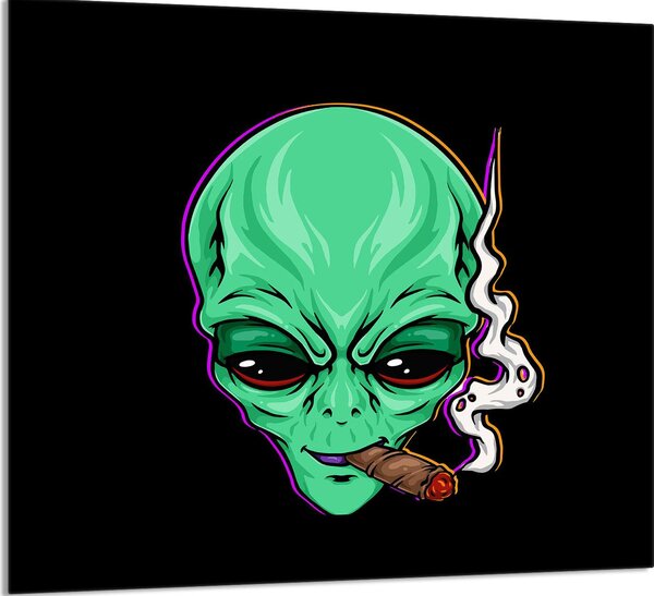 Piatto In Vetro Per Cucina 65X60 Ufo