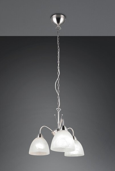 Lampada a sospensione Reality DOBBY DH 43x150 cm argento
