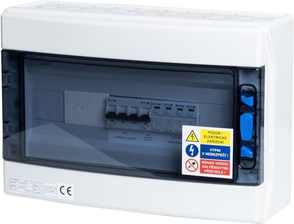 Quadro Solarmi AC25N0 per fotovoltaico, interruttori, protettori, N0, 3f, 25A