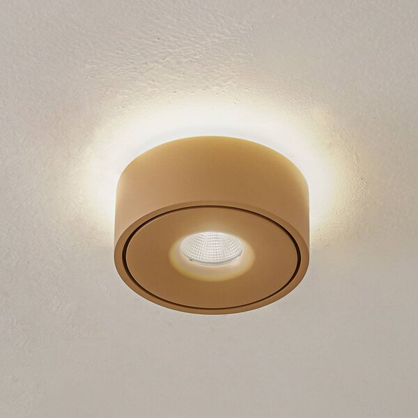 Plafoniera a LED Rotari Arcchio, dimmerabile, Marrone / Ruggine, Corridoio, Alluminio, Moderno, Plafoniera LED