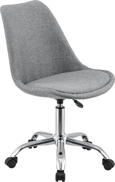 Sedia da ufficio 'Atherton' 83-93x48x55 cm Grigio chiaro