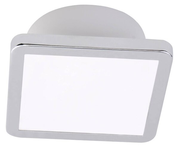 LIGHTME Plafoniera Aqua Uno, Cromo / Argento, Bagno, Alluminio, Moderno, Plafoniera