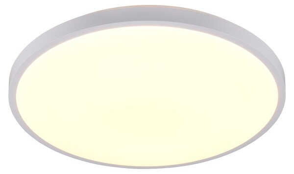 Plafoniera LED, bianca, telecomando, dimmerabile, D 49 cm