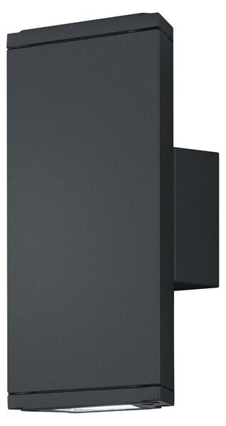 Applique da esterno a LED COLORADO antracite 3W, bianco caldo 260 lm, alluminio, dimensioni: 20x9x6,5 cm, IP54, Trio