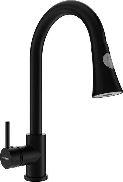 Mexen Elia rubinetto da cucina, nero - 670101-70