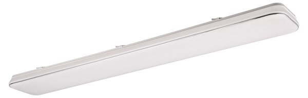 Plafoniera LED rettangolare BLANCA bianca 46 W, bianco neutro 5600 lm, plastica, dimensioni: 6 x 120 x 17 cm, IP20, RL