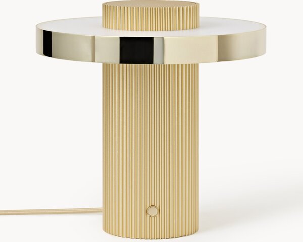 Lampada da tavolo piccola a LED con base millerighe Elna