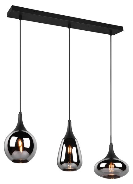 Lampadario LUMINA nero Trio 317000332