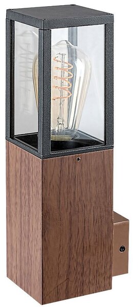 Lampada da parete per esterni moderna 1xE27 Wales oak 7195 Rabalux
