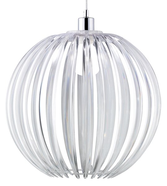ZUCCA lampada a sospensione argento Trio 304100100
