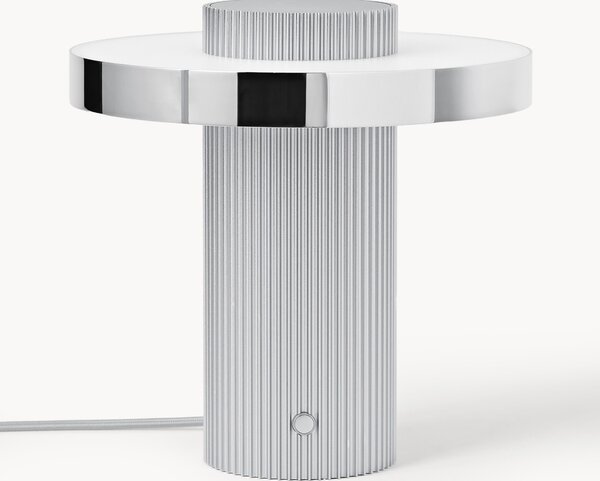 Lampada da tavolo piccola a LED con base millerighe Elna