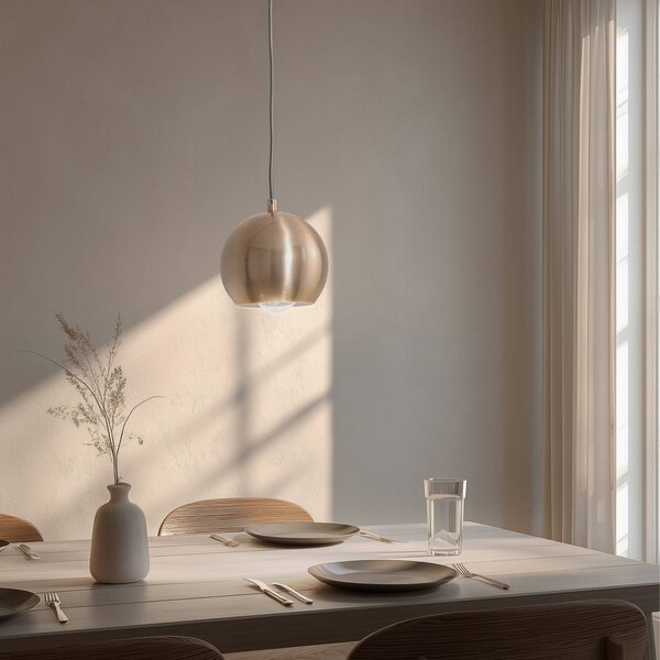 Lampada a sospensione Berceste 9201 Opviq, dimmerabile, Ottone / Oro, Soggiorno / Sala da pranzo, Metallo, Lampada a sospensione