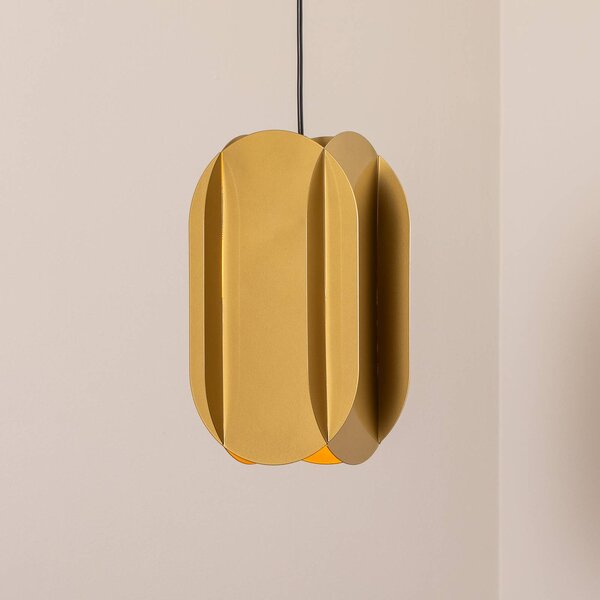 Lampada a sospensione Corner Opviq, dimmerabile, Ottone / Oro, Soggiorno / Sala da pranzo, Metallo, Moderno, Lampada a sospensione