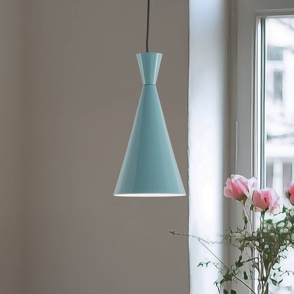 Lampada a sospensione Tom Opviq, dimmerabile, Blu, Soggiorno / Sala da pranzo, Metallo, Giovanile, Lampada a sospensione