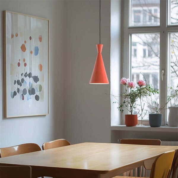 Lampada a sospensione Tom Opviq, dimmerabile, Giallo / Arancione, Soggiorno / Sala da pranzo, Metallo, Giovanile, Lampada a sospensione