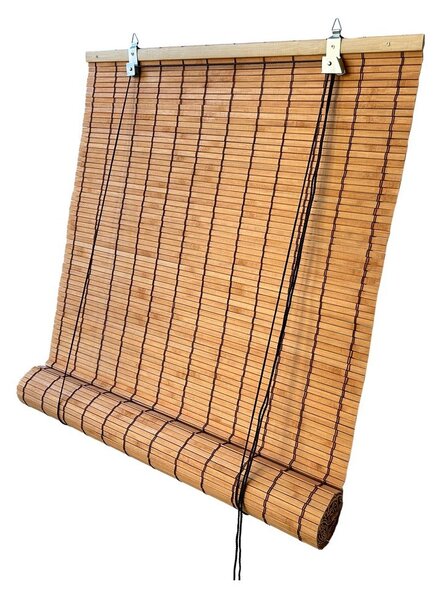 Tenda a pacchetto arancione in bambù 120x160 cm Zeva – Gardinia