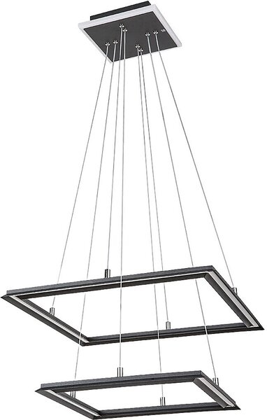 Rabalux 72243 Famiglia di luci moderne in metallo nero