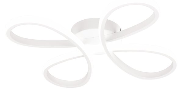 Lampada da soffitto a LED FLY 22W 4000K 2600lm, metallo bianco, dimensioni: 7x40x40 cm, IP20, Trio