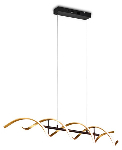 Lampada a sospensione LED SEQUENCE oro Trio 341810208