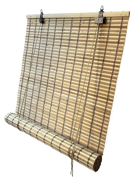 Tenda a pacchetto di colore naturale in bambù 90x220 cm Java – Gardinia