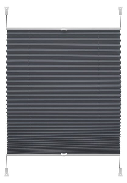 Tenda a pacchetto color antracite 57x150 cm Plisé Verona – Gardinia