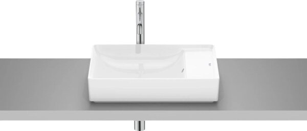 Laufen Roca Ona, lavabo WT, rettangolare, senza foro rubinetto, scarico a destra, 550x345, bianco, 1 pz