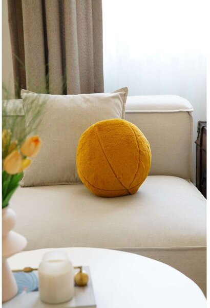 Cuscino decorativo in micropile ø 25 cm Top – Mioli Decor