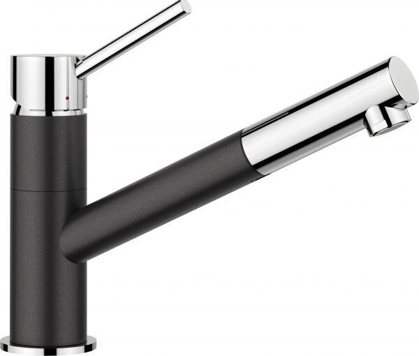 BLANCO KANO-S miscelatore cucina bassa pressione antracite/cromo tubo flessibile spray
